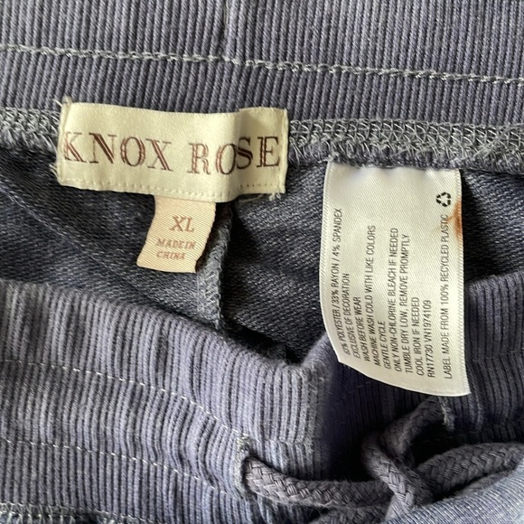 Knox Rose blue tie-dye sweatshirt and sweats outfit EUC - Picture 12 of 13